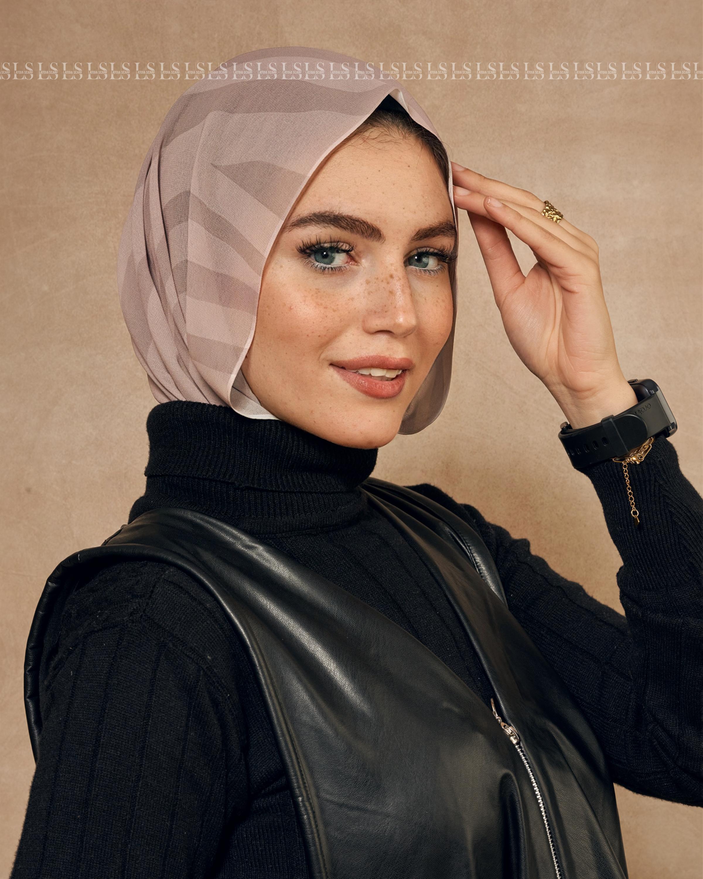 Zibra Brown Easy Scarf