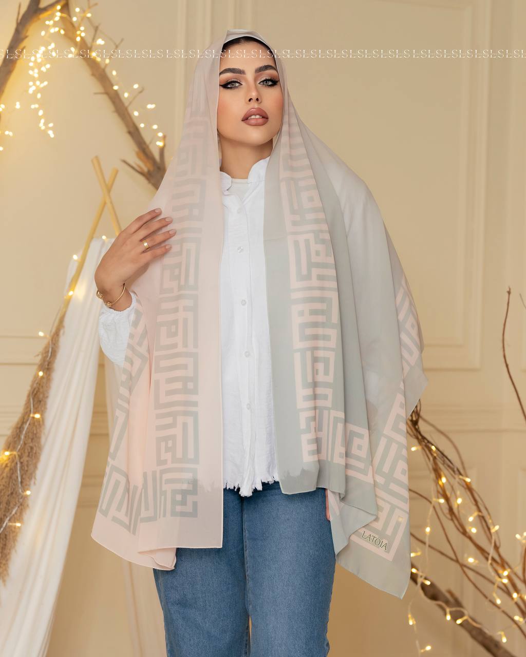 Yashmak beige*light green