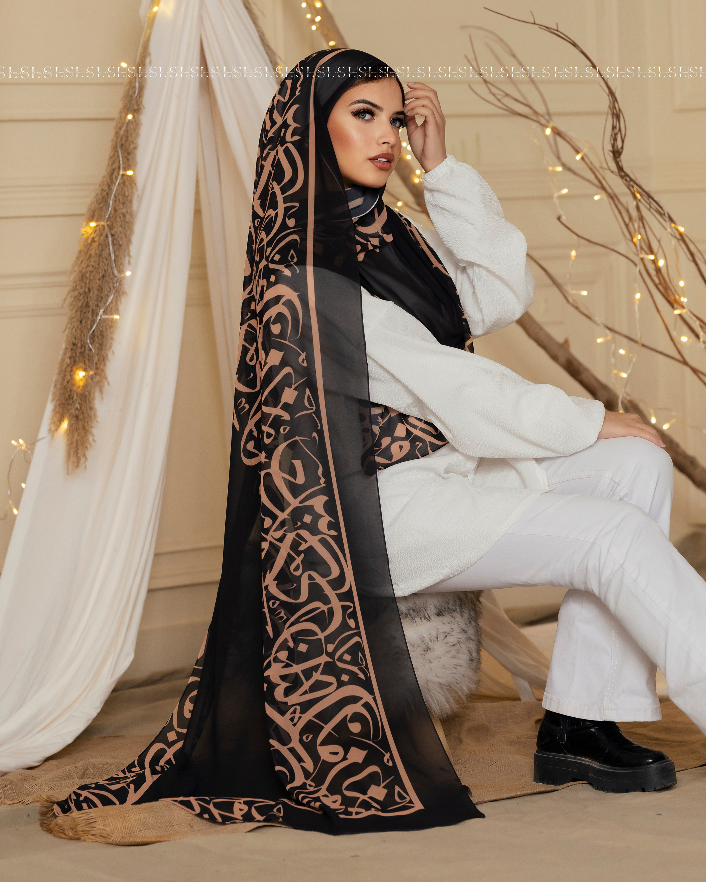 Black Arabic Alphabet